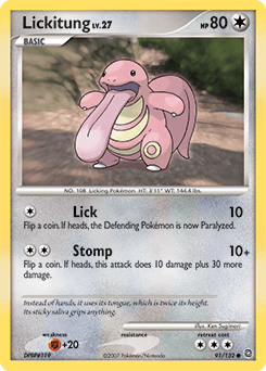 Lickitung 91 — Secret Wonders