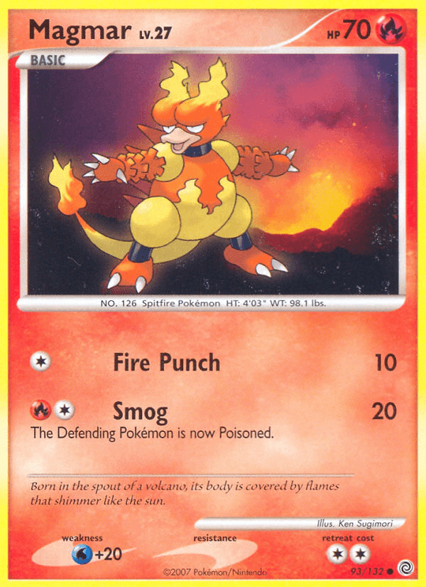 Carta Magmar 93/132 do set Secret Wonders — Pokémon TCG | Bynx