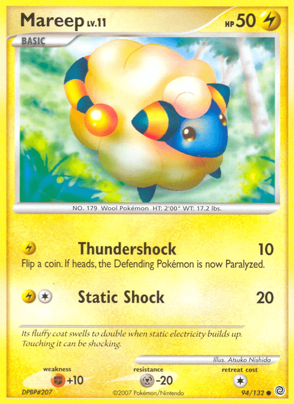 Carta Mareep 94/132 do set Secret Wonders — Pokémon TCG | Bynx