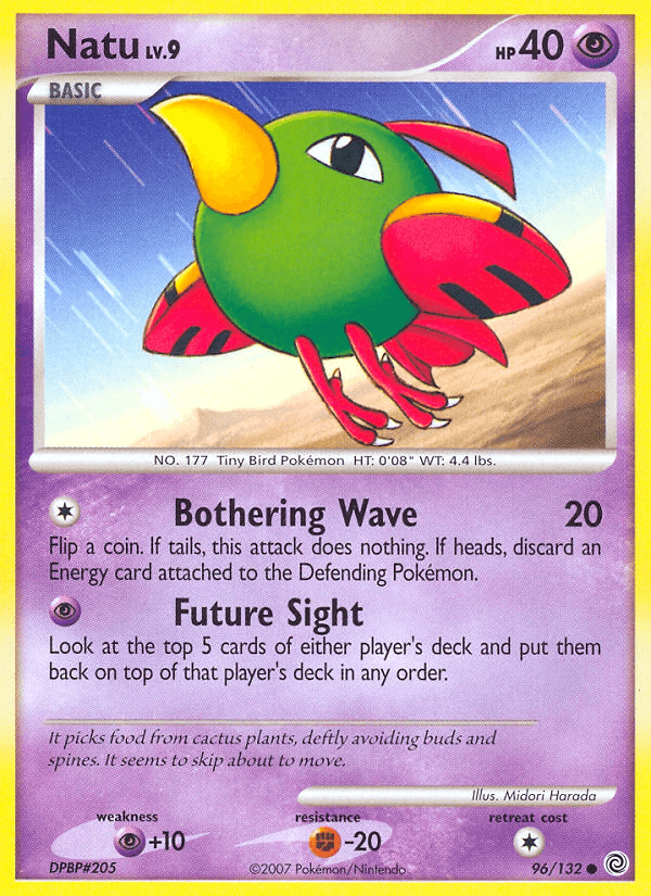 Carta Natu 96/132 do set Secret Wonders — Pokémon TCG | Bynx