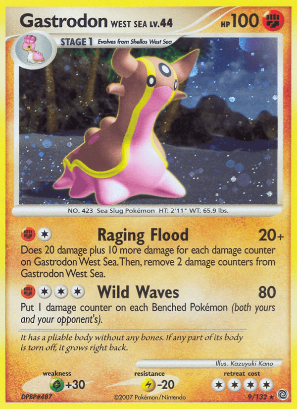 Carta Gastrodon West Sea 9/132 do set Secret Wonders — Pokémon TCG | Bynx