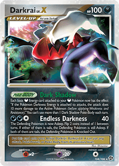 Darkrai LV.X 104 — Great Encounters