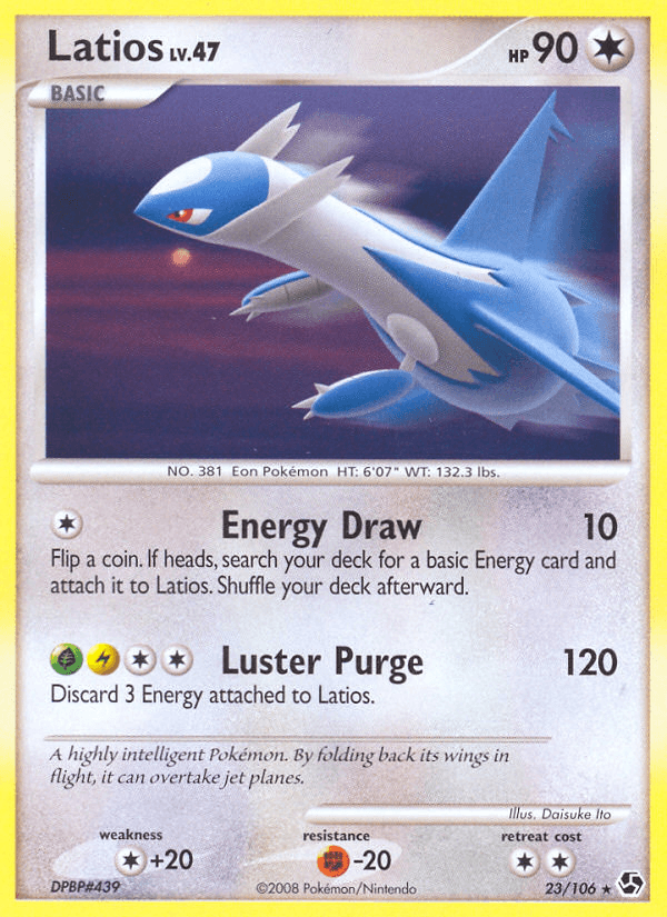 Carta Latios 23/106 do set Great Encounters — Pokémon TCG | Bynx