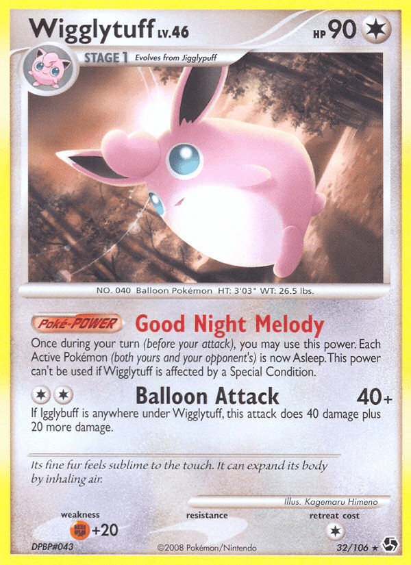 Carta Wigglytuff 32/106 do set Great Encounters — Pokémon TCG | Bynx