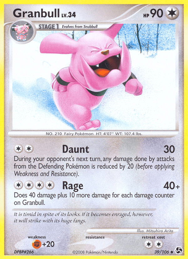 Carta Granbull 39/106 do set Great Encounters — Pokémon TCG | Bynx