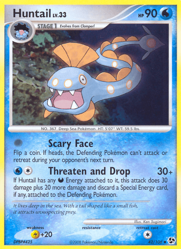 Carta Huntail 42/106 do set Great Encounters — Pokémon TCG | Bynx
