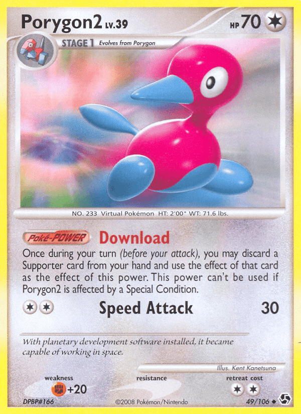 Carta Porygon2 49/106 do set Great Encounters — Pokémon TCG | Bynx