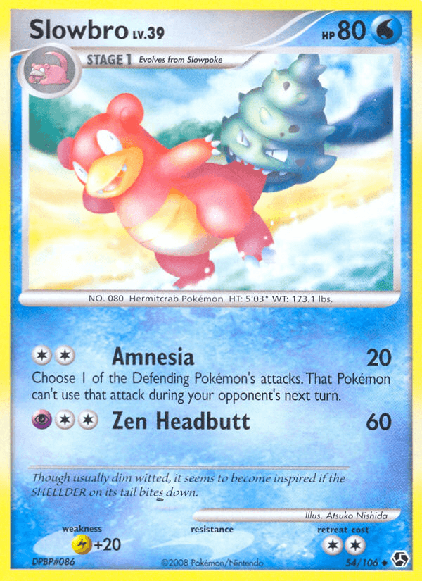 Carta Slowbro 54/106 do set Great Encounters — Pokémon TCG | Bynx