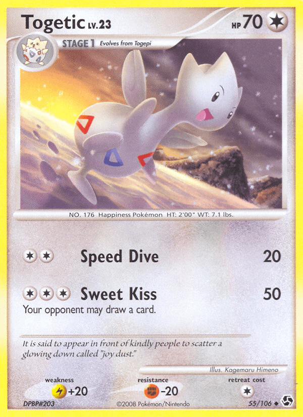 Carta Togetic 55/106 do set Great Encounters — Pokémon TCG | Bynx