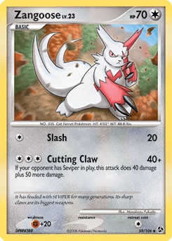 Zangoose 59 — Great Encounters