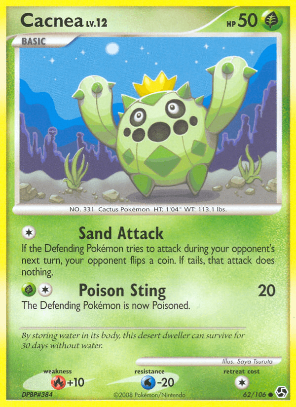 Carta Cacnea 62/106 do set Great Encounters — Pokémon TCG | Bynx