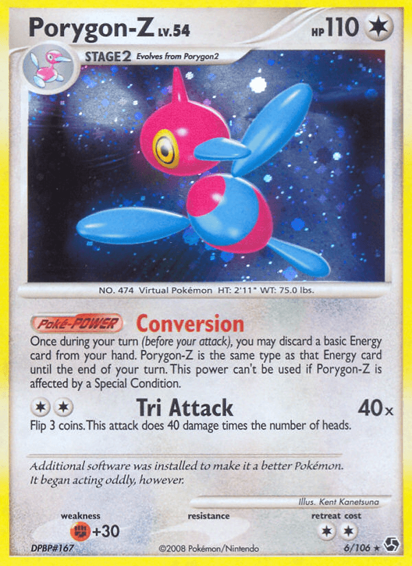 Carta Porygon-Z 6/106 do set Great Encounters — Pokémon TCG | Bynx