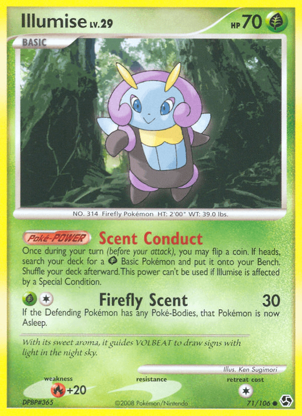 Carta Illumise 71/106 do set Great Encounters — Pokémon TCG | Bynx