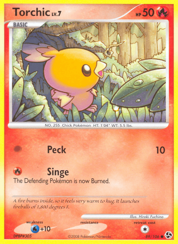 Carta Torchic 89/106 do set Great Encounters — Pokémon TCG | Bynx