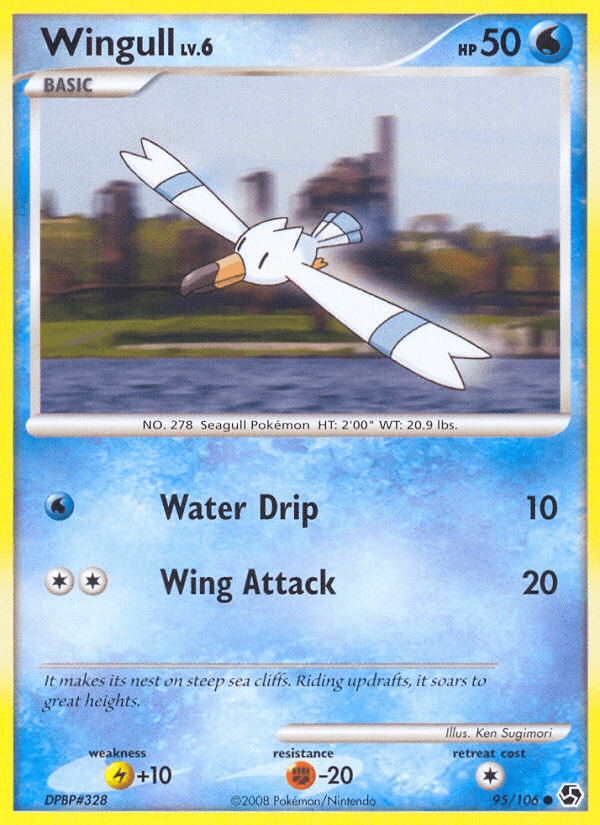 Carta Wingull 95/106 do set Great Encounters — Pokémon TCG | Bynx