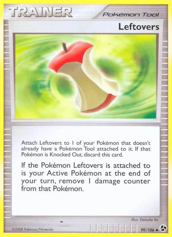 Carta Leftovers 99/106 do set Great Encounters — Pokémon TCG | Bynx