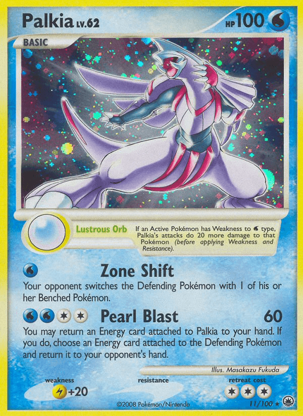 Carta Palkia 11/100 do set Majestic Dawn — Pokémon TCG | Bynx