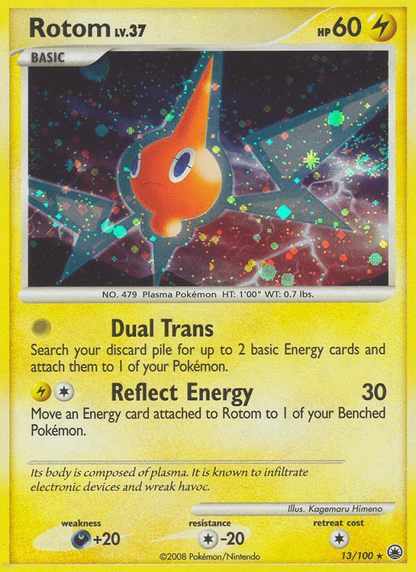 Carta Rotom 13/100 do set Majestic Dawn — Pokémon TCG | Bynx