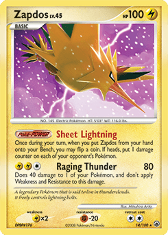 Zapdos 14/100 — Majestic Dawn