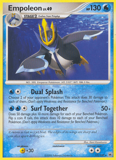 Carta Empoleon 17/100 do set Majestic Dawn — Pokémon TCG | Bynx