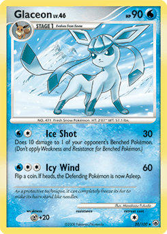 Glaceon 20/100 — Majestic Dawn