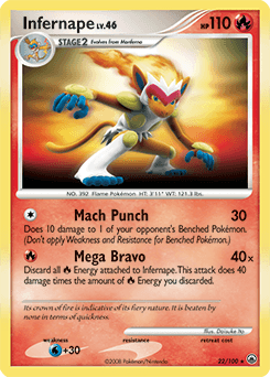Infernape 22/100 — Majestic Dawn