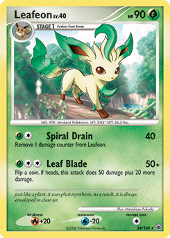 Leafeon 24/100 — Majestic Dawn