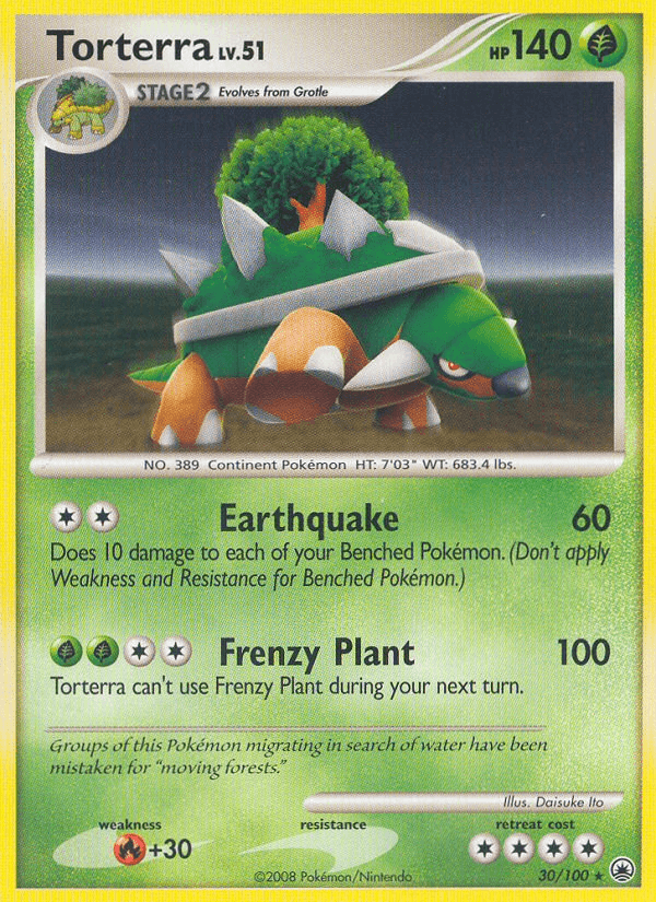 Carta Torterra 30/100 do set Majestic Dawn — Pokémon TCG | Bynx