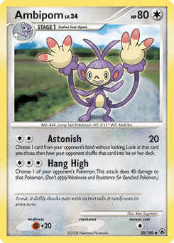 Ambipom 35/100 — Majestic Dawn
