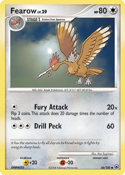 Fearow 36/100 — Majestic Dawn