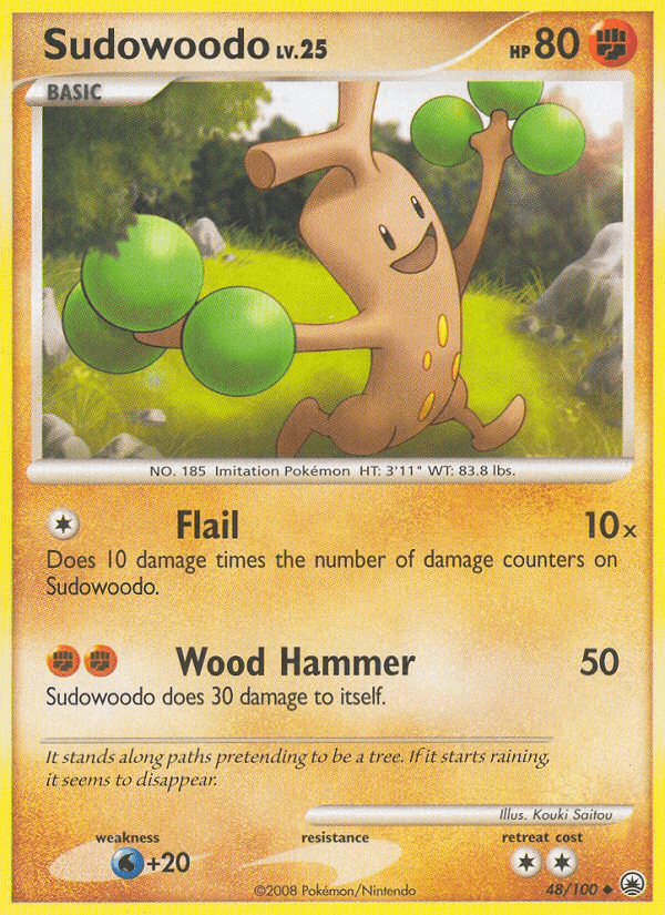 Carta Sudowoodo 48/100 do set Majestic Dawn — Pokémon TCG | Bynx