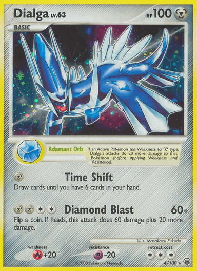 Carta Dialga 4/100 do set Majestic Dawn — Pokémon TCG | Bynx