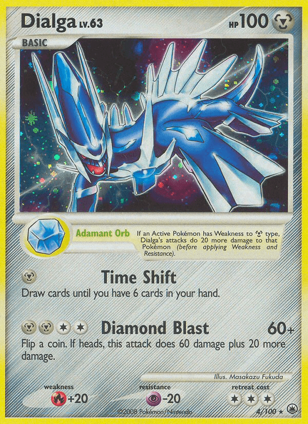 Carta Dialga 4/100 do set Majestic Dawn — Pokémon TCG | Bynx