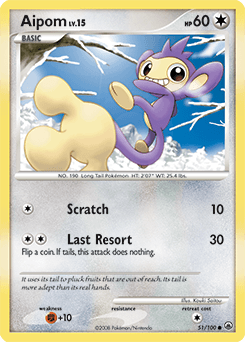 Aipom 51/100 — Majestic Dawn