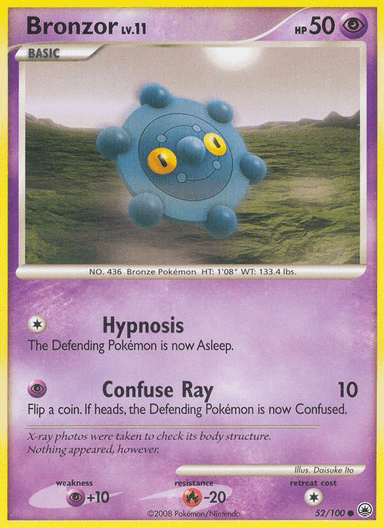 Carta Bronzor 52/100 do set Majestic Dawn — Pokémon TCG | Bynx