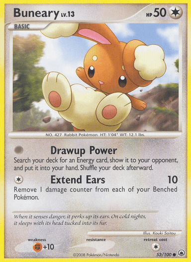 Carta Buneary 53/100 do set Majestic Dawn — Pokémon TCG | Bynx