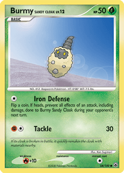 Burmy Sandy Cloak 54/100 — Majestic Dawn