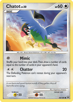 Chatot 55/100 — Majestic Dawn