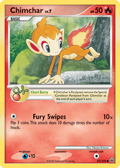 Chimchar 57/100 — Majestic Dawn