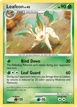 Leafeon 7/100 — Majestic Dawn