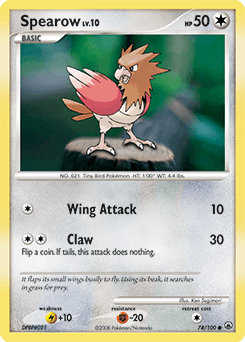 Spearow 74/100 — Majestic Dawn