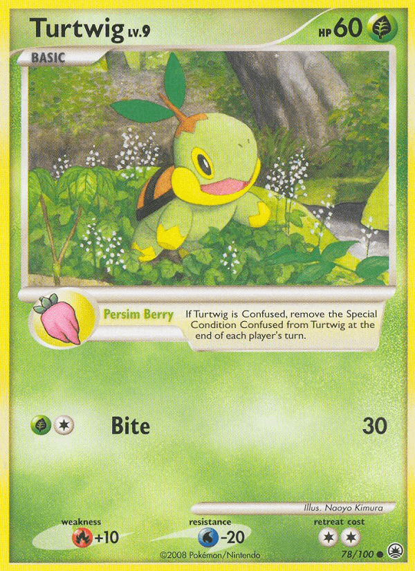 Carta Turtwig 78/100 do set Majestic Dawn — Pokémon TCG | Bynx