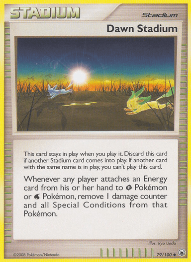 Carta Dawn Stadium 79/100 do set Majestic Dawn — Pokémon TCG | Bynx