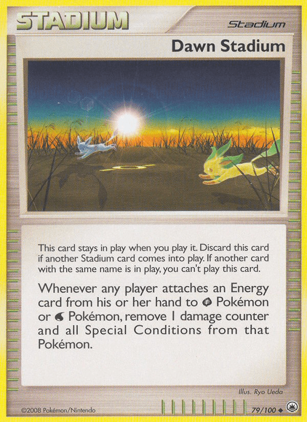 Carta Dawn Stadium 79/100 do set Majestic Dawn — Pokémon TCG | Bynx