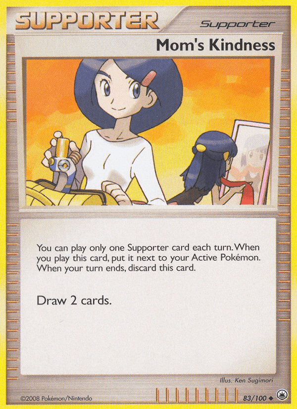 Carta Mom's Kindness 83/100 do set Majestic Dawn — Pokémon TCG | Bynx