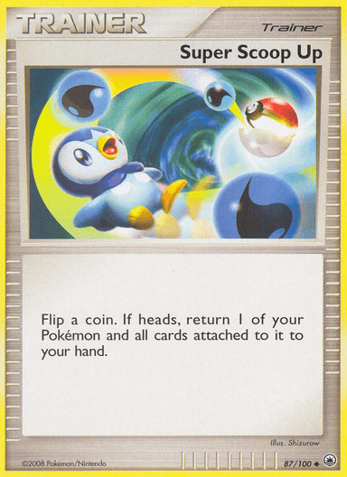 Carta Super Scoop Up 87/100 do set Majestic Dawn — Pokémon TCG | Bynx
