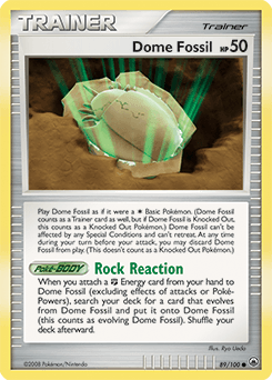Dome Fossil 89/100 — Majestic Dawn