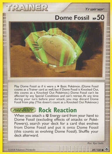 Carta Dome Fossil 89/100 do set Majestic Dawn — Pokémon TCG | Bynx