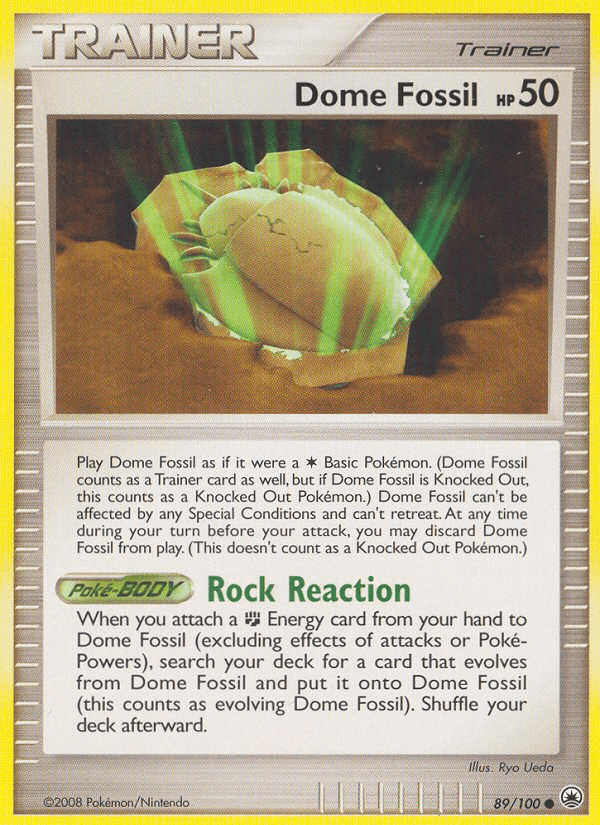 Carta Dome Fossil 89/100 do set Majestic Dawn — Pokémon TCG | Bynx