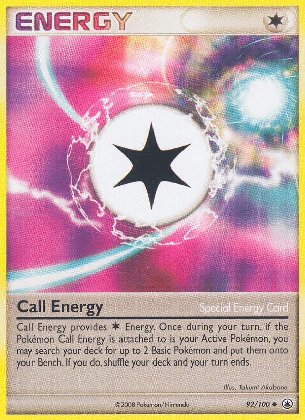 Carta Call Energy 92/100 do set Majestic Dawn — Pokémon TCG | Bynx